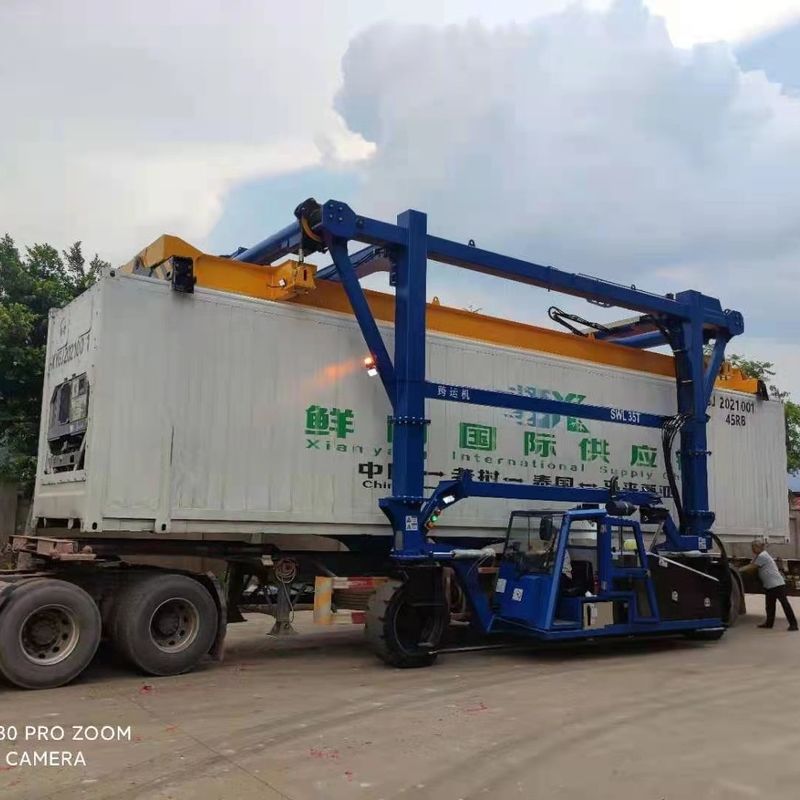 Derek Pembawa Straddle Industri Khusus 7km / jam Untuk Pabrik Pintu Rendah